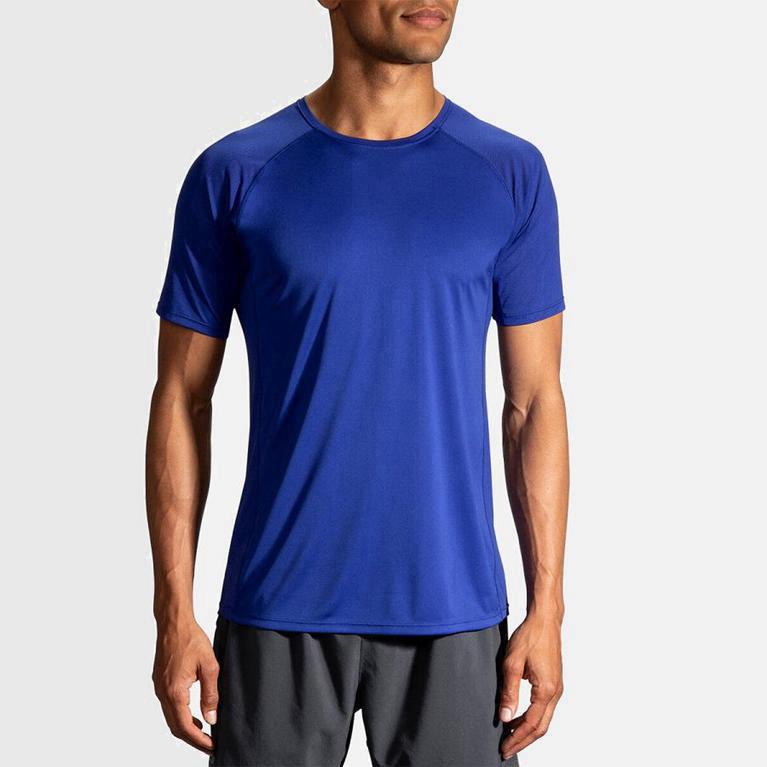 Brooks Stealth Hardloopshirt voor Heren Blauw (WENUH-2783)